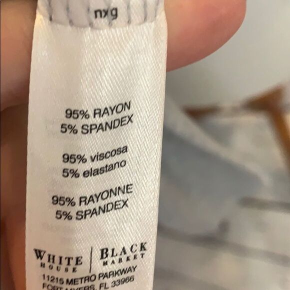 🌺White House Black Market Long Sleeved Top Sz Med - Picture 4 of 4